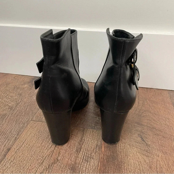 Giuseppe Zanotti  Nikita Buckle Leather Ankle Boots - Picture 5 of 8